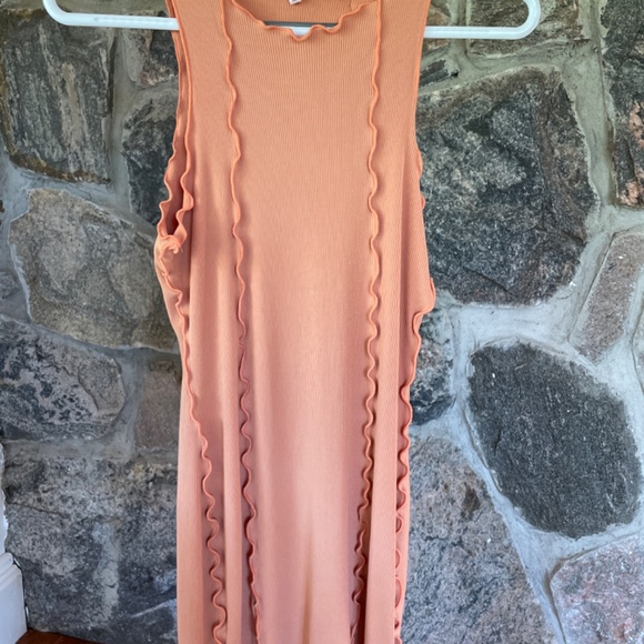 Orange mini dress - Picture 2 of 3